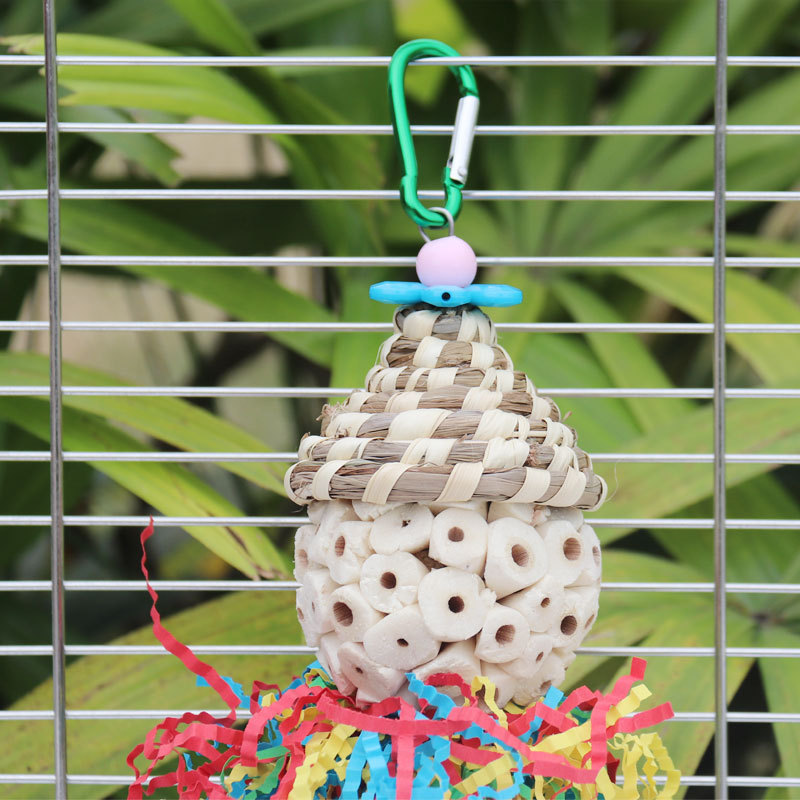 Bird toys, straw hats, colored - Paper Straw Color recensie en prijs