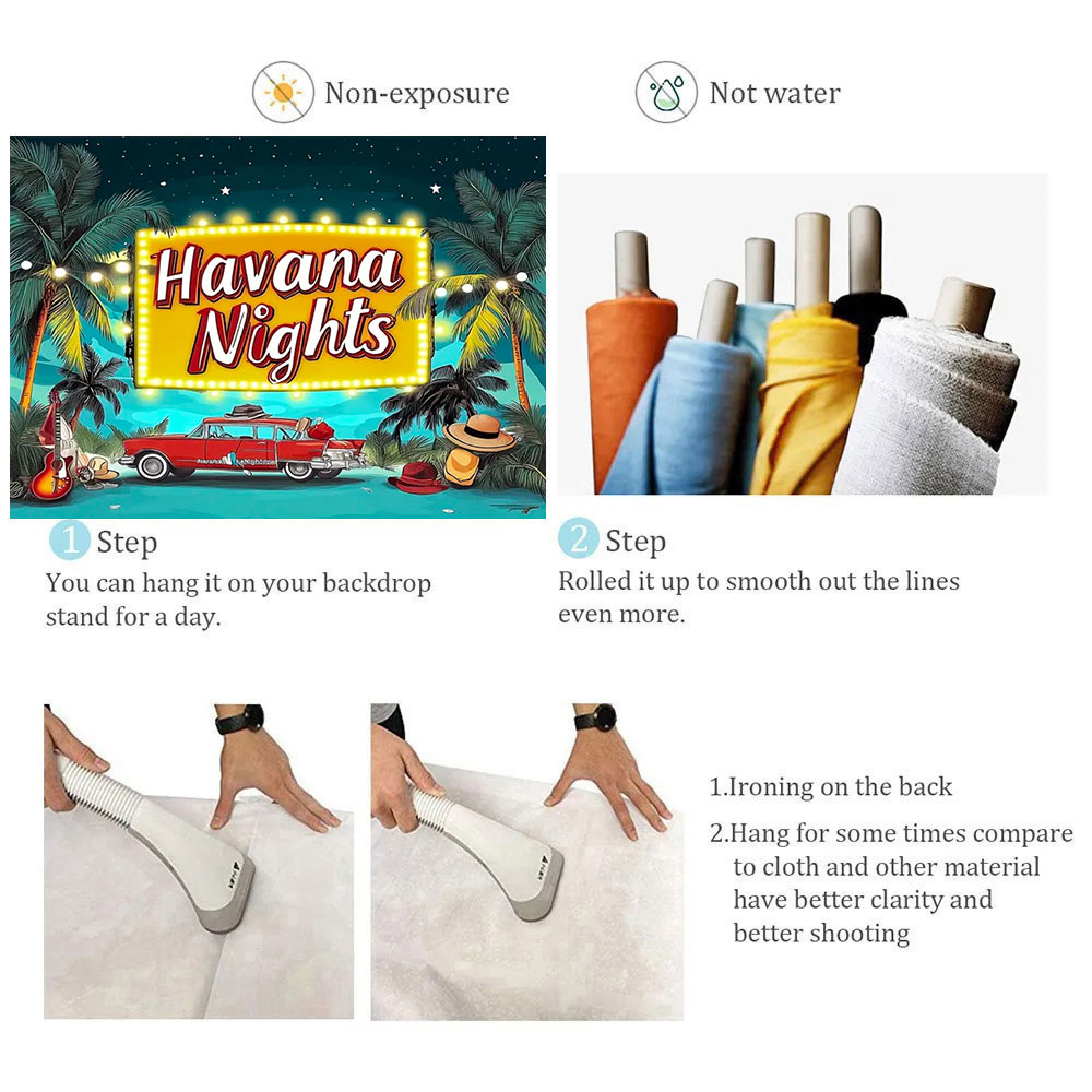 Havana Nights Backdrop Birthda - Dessert Table Backdrop recensie en prijs