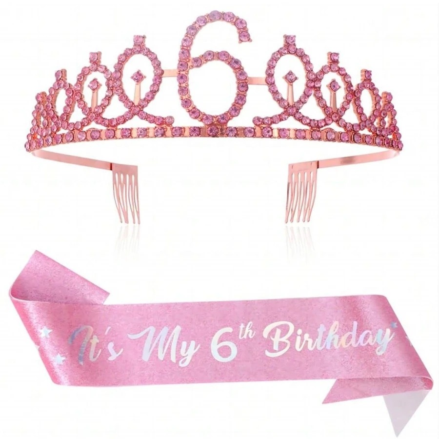 Glitter Birthday Crown Sash Wo - Birthday Sash Glitter recensie en prijs