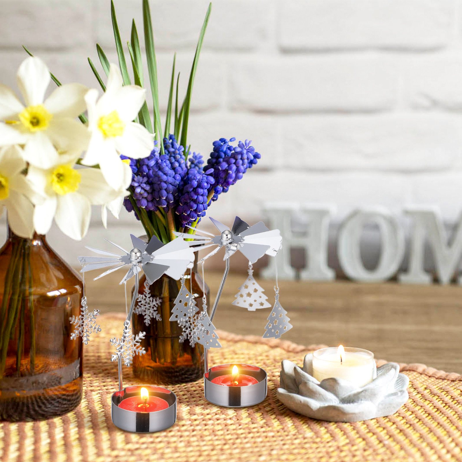 3Pcs Metal Rotating Candlehold - Centerpiece Stick recensie en prijs