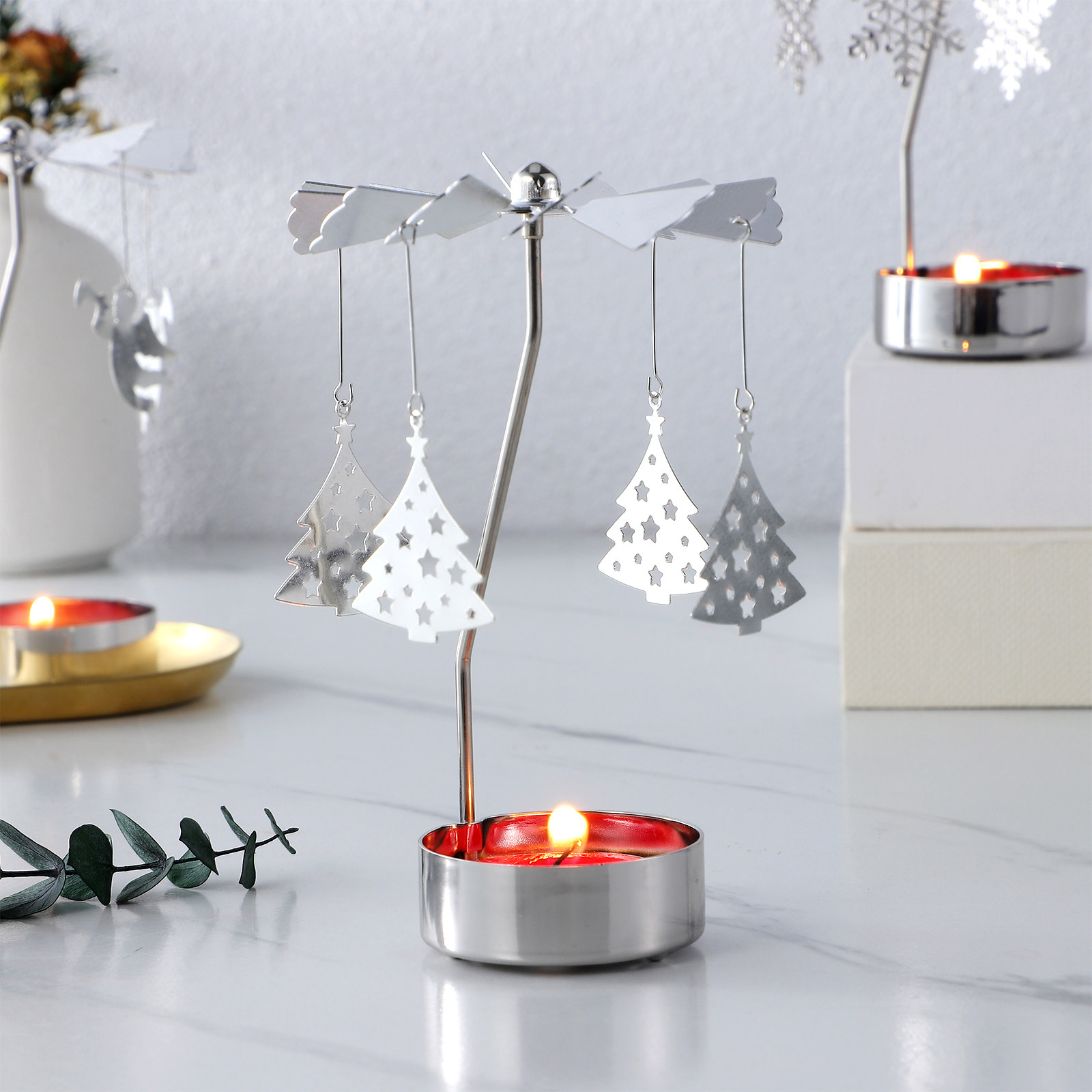 3Pcs Metal Rotating Candlehold - Centerpiece Stick recensie en prijs