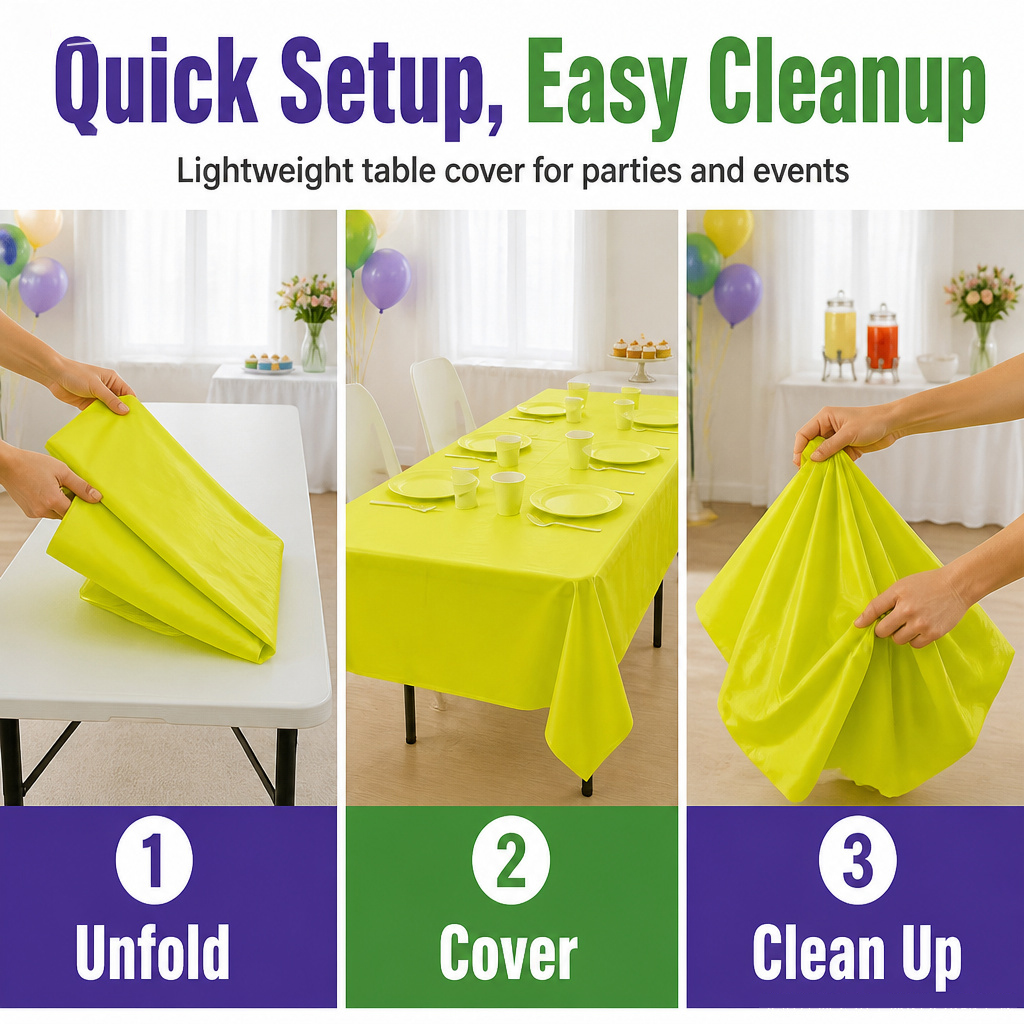 Thickened Macaron Fluorescent  - Table Cloth Disposable recensie en prijs