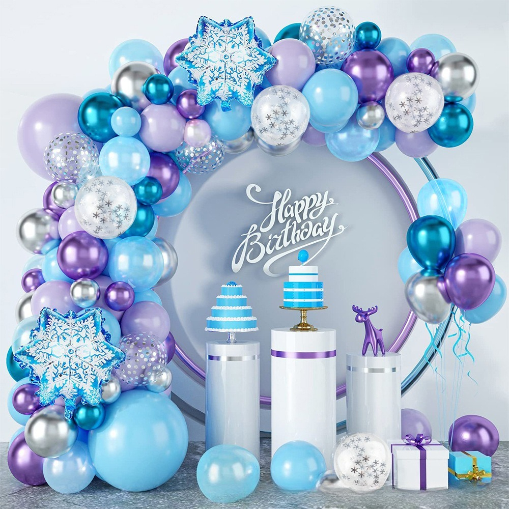 Winter Wonderland Snowflake Ba - Balloon Arch Kit recensie en prijs