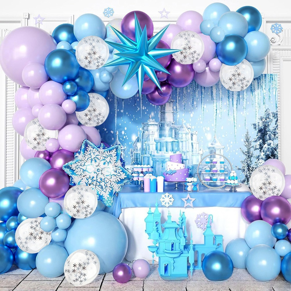 Winter Wonderland Snowflake Ba - Balloon Arch Kit recensie en prijs