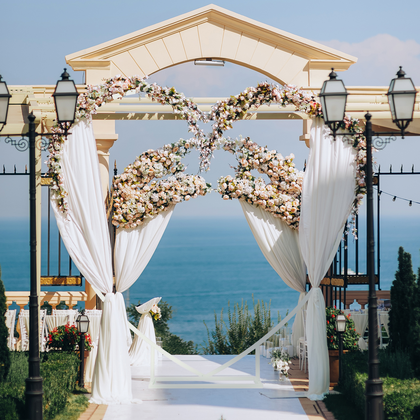 Heart Shaped White Metal Ballo - Balloon Arch Kit recensie en prijs