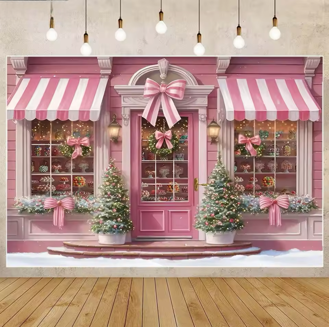 Winter Christmas Window Backgr - Party Event Supply Store recensie en prijs