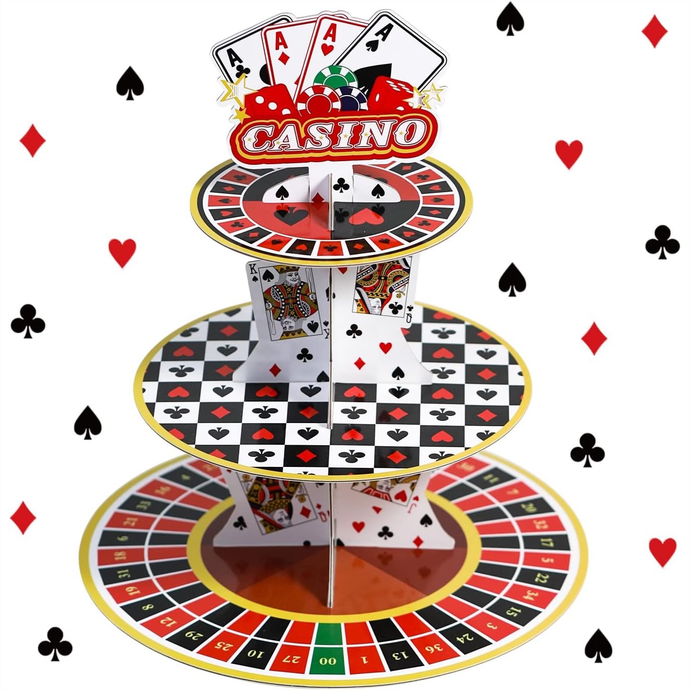 Casino Cupcake Stand 3 Tier fo - Cupcake Stand Tier recensie en prijs