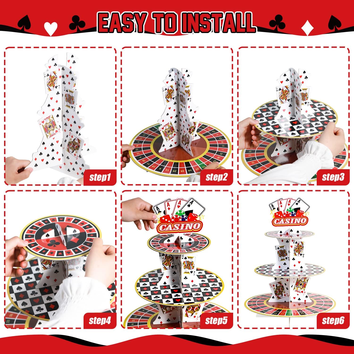Casino Cupcake Stand 3 Tier fo - Cupcake Stand Tier recensie en prijs