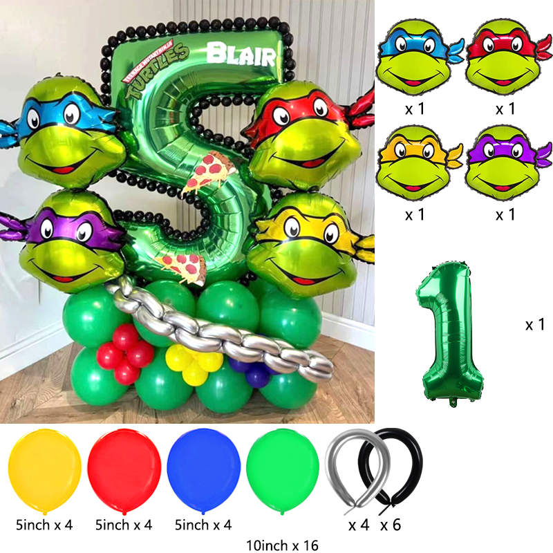 Ninja Turtles Themed Balloon A - Balloon Arch Kit recensie en prijs