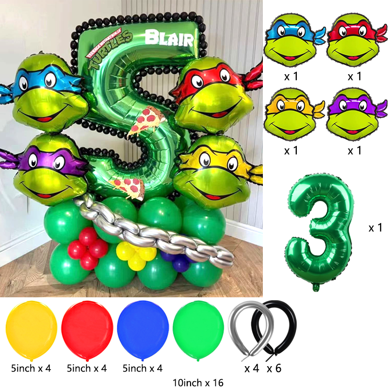 Ninja Turtles Themed Balloon A - Balloon Arch Kit recensie en prijs