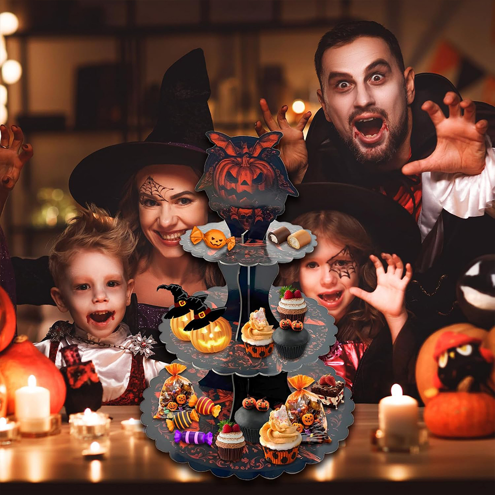 Halloween Cake Stand Pumpkin B - Cupcake Stand Tier recensie en prijs