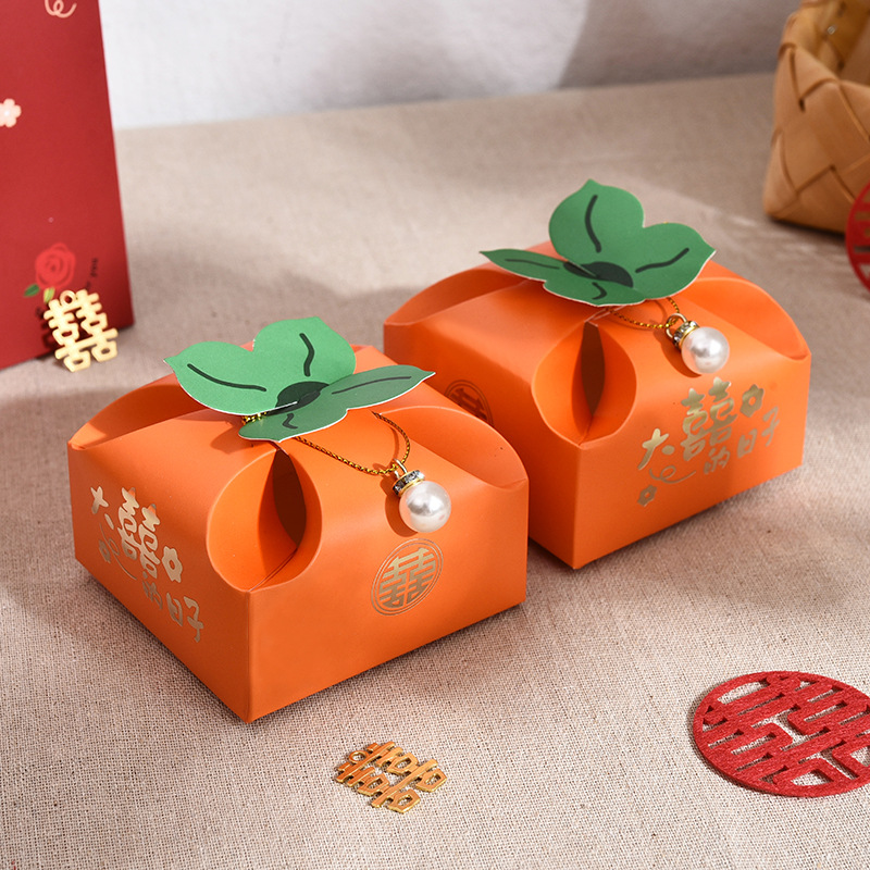 50pcs Orange Portable Gift Box - Event Party Box recensie en prijs