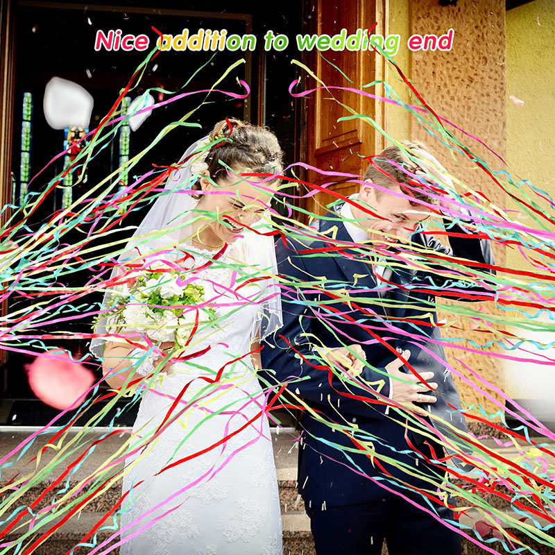 5-20pc Colorful Hand Throw Str - Confetti Cannon Tube recensie en prijs