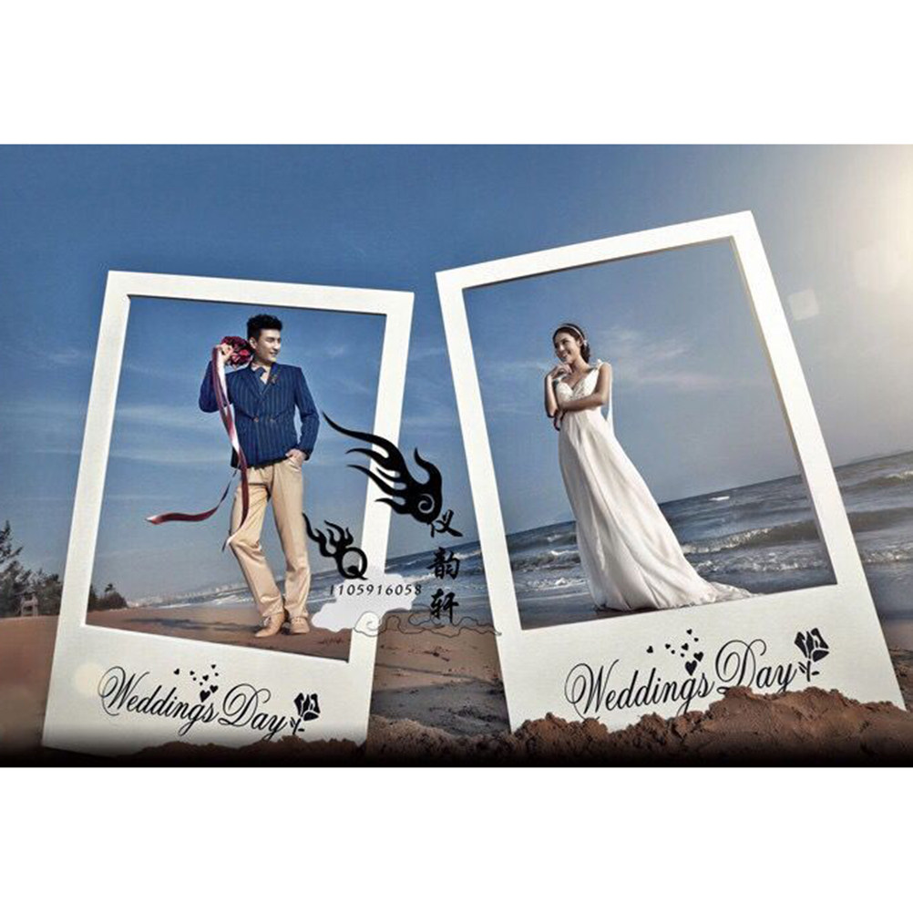 3Pcs Creative Couple Photo Fra - Photo Booth Frame recensie en prijs