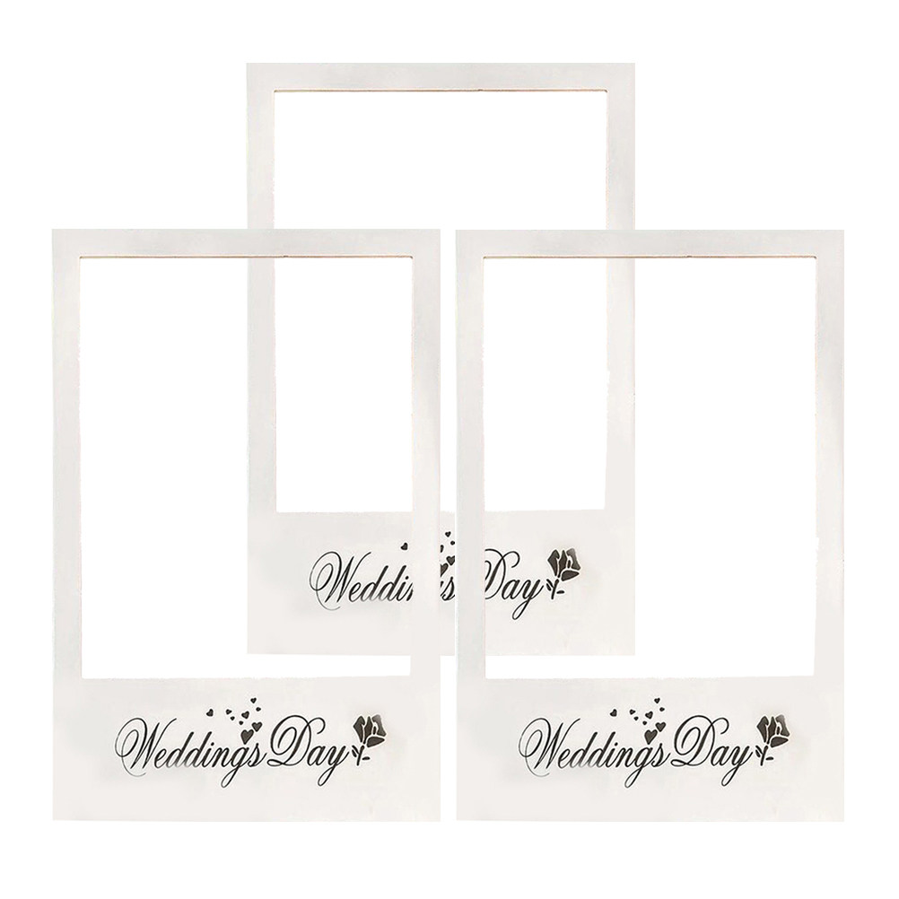 3Pcs Creative Couple Photo Fra - Photo Booth Frame recensie en prijs