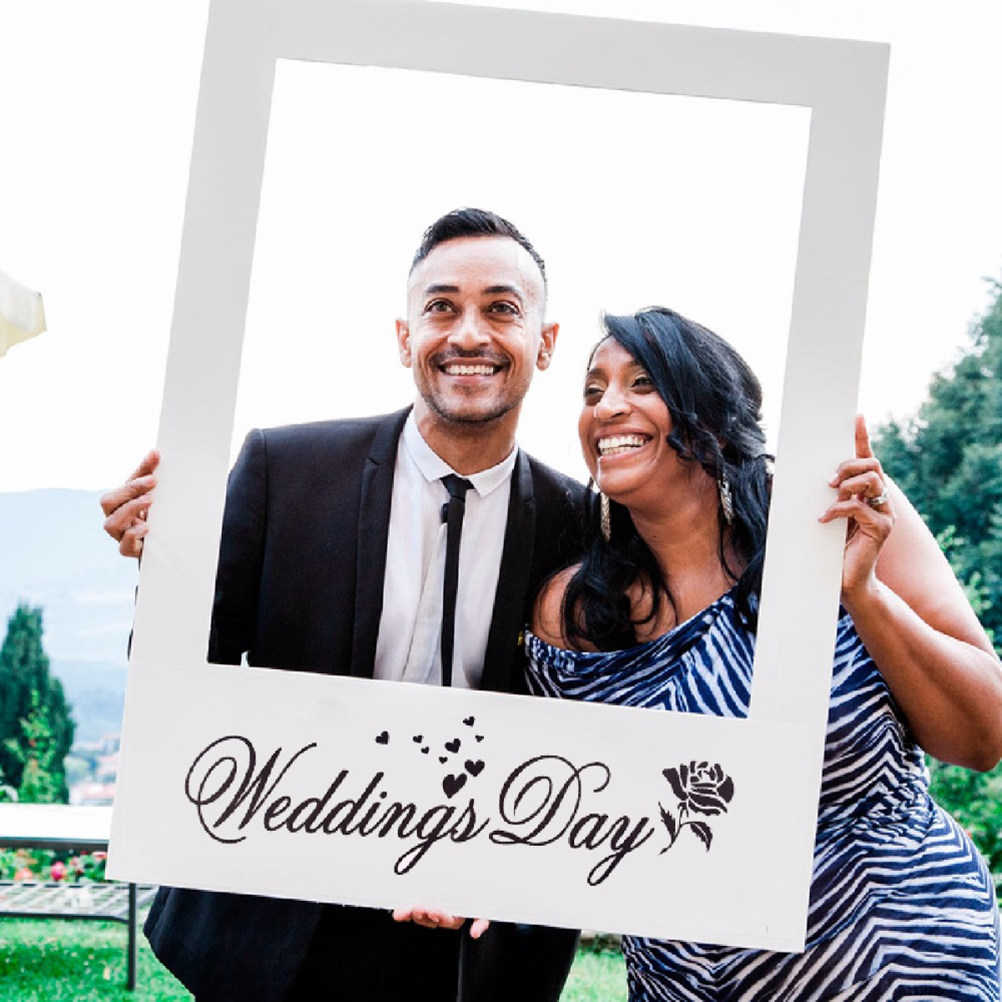 3Pcs Creative Couple Photo Fra - Photo Booth Frame recensie en prijs