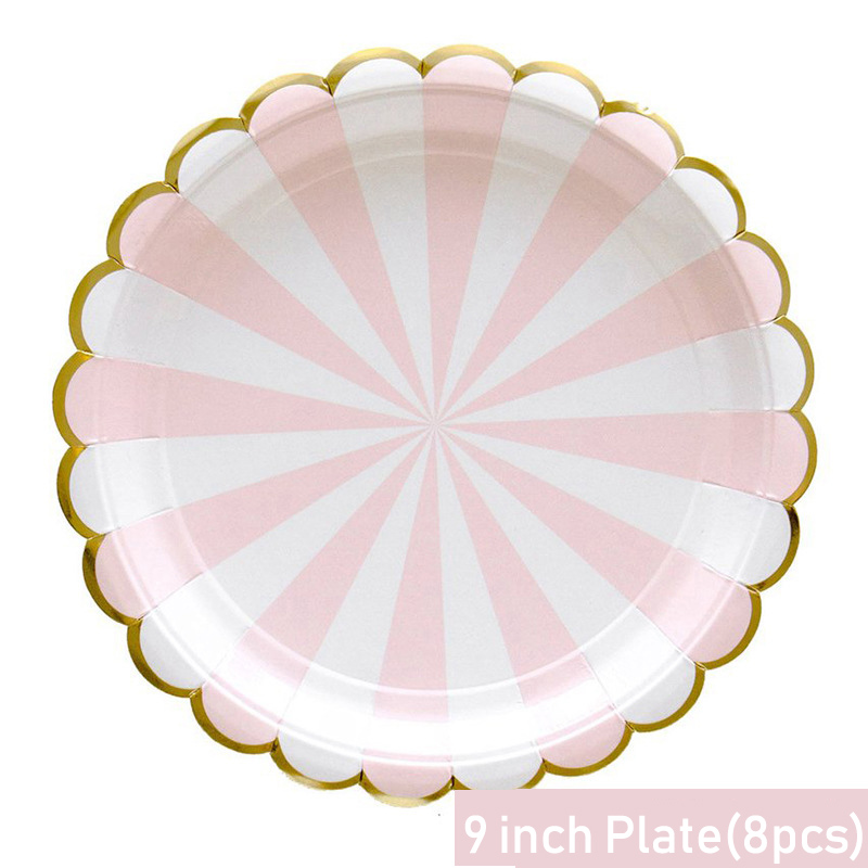 Striped Disposable Tableware P - Paper Straw Color recensie en prijs