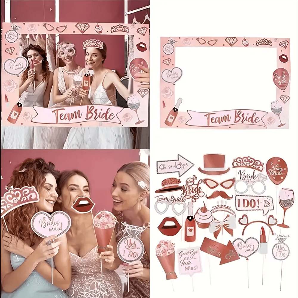 Bachelorette Party Rose Gold P - Photo Booth Frame recensie en prijs