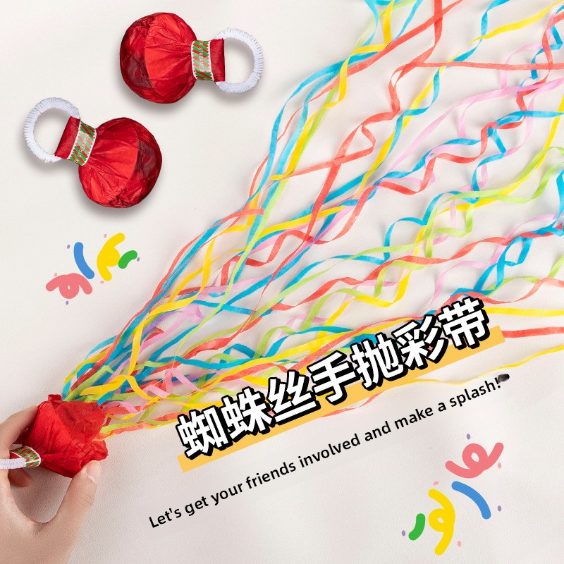 Hand throwing ribbon wedding f - Confetti Cannon Tube recensie en prijs