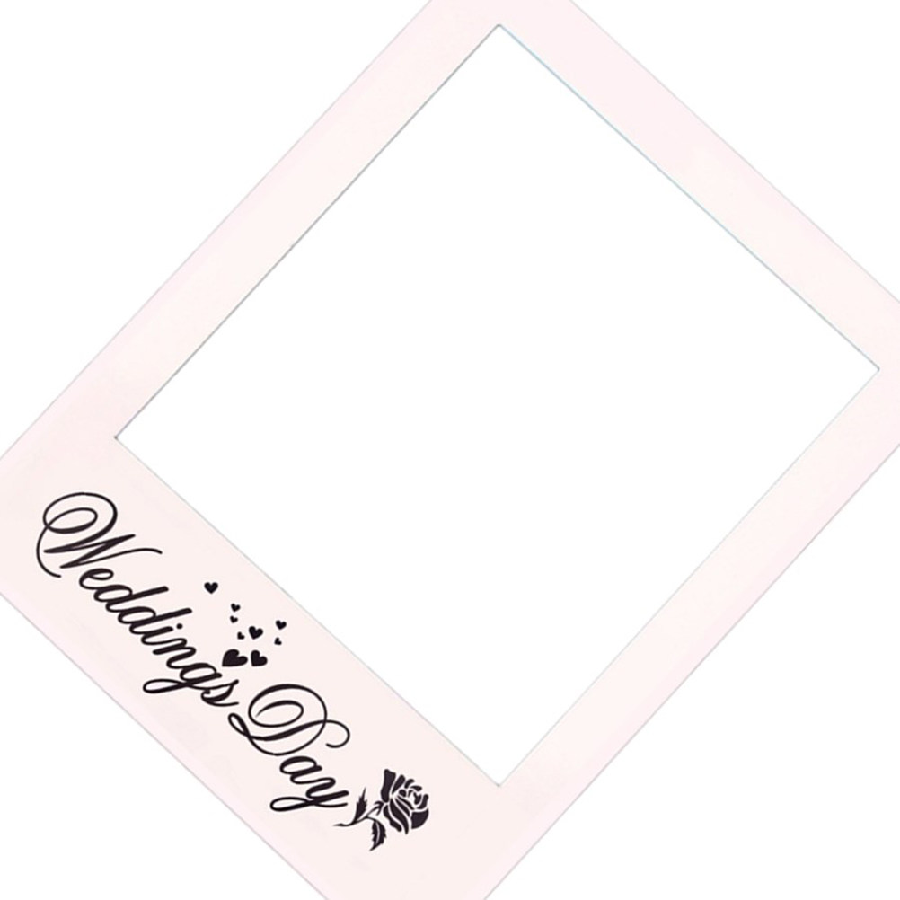 White Wedding Photo Frame DIY  - Photo Booth Frame recensie en prijs