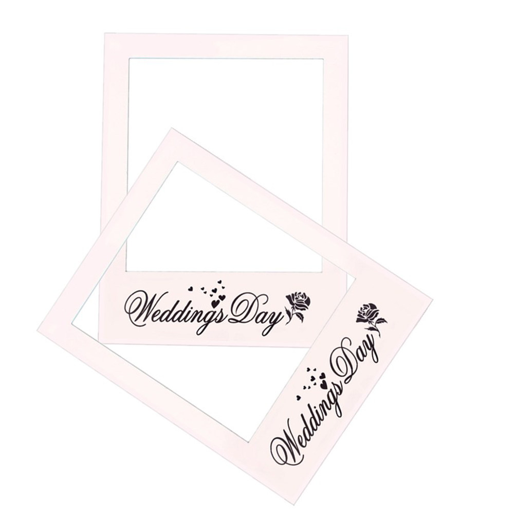 White Wedding Photo Frame DIY  - Photo Booth Frame recensie en prijs
