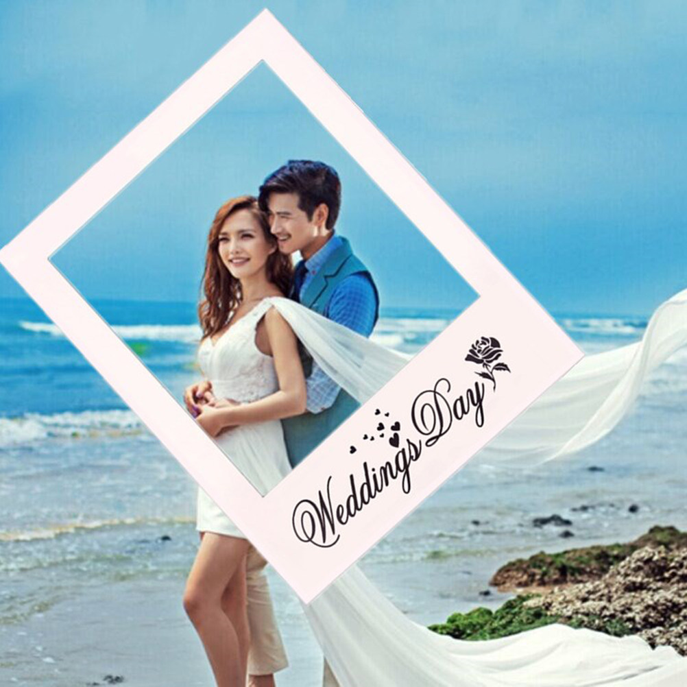 White Wedding Photo Frame DIY  - Photo Booth Frame recensie en prijs