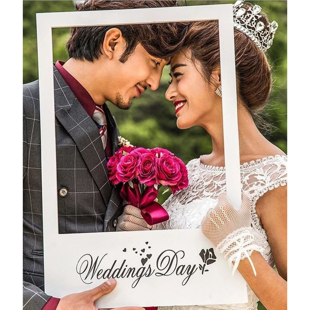 White Wedding Photo Frame DIY  - Photo Booth Frame recensie en prijs