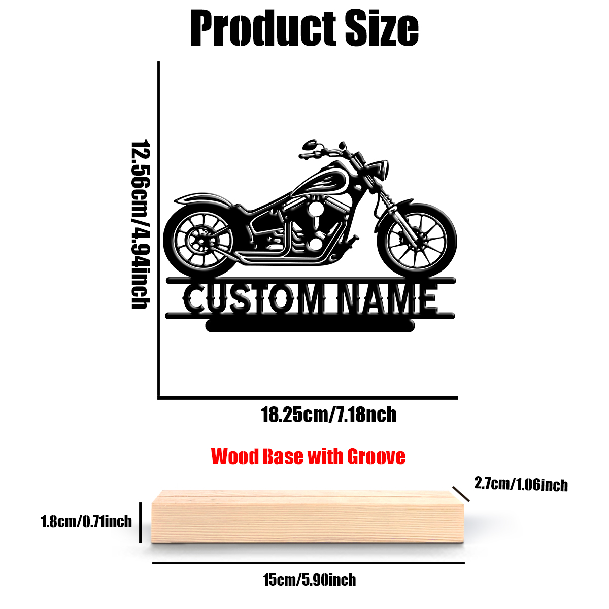 1Pc Csutom Name Road Motorbike - Eve Party recensie en prijs