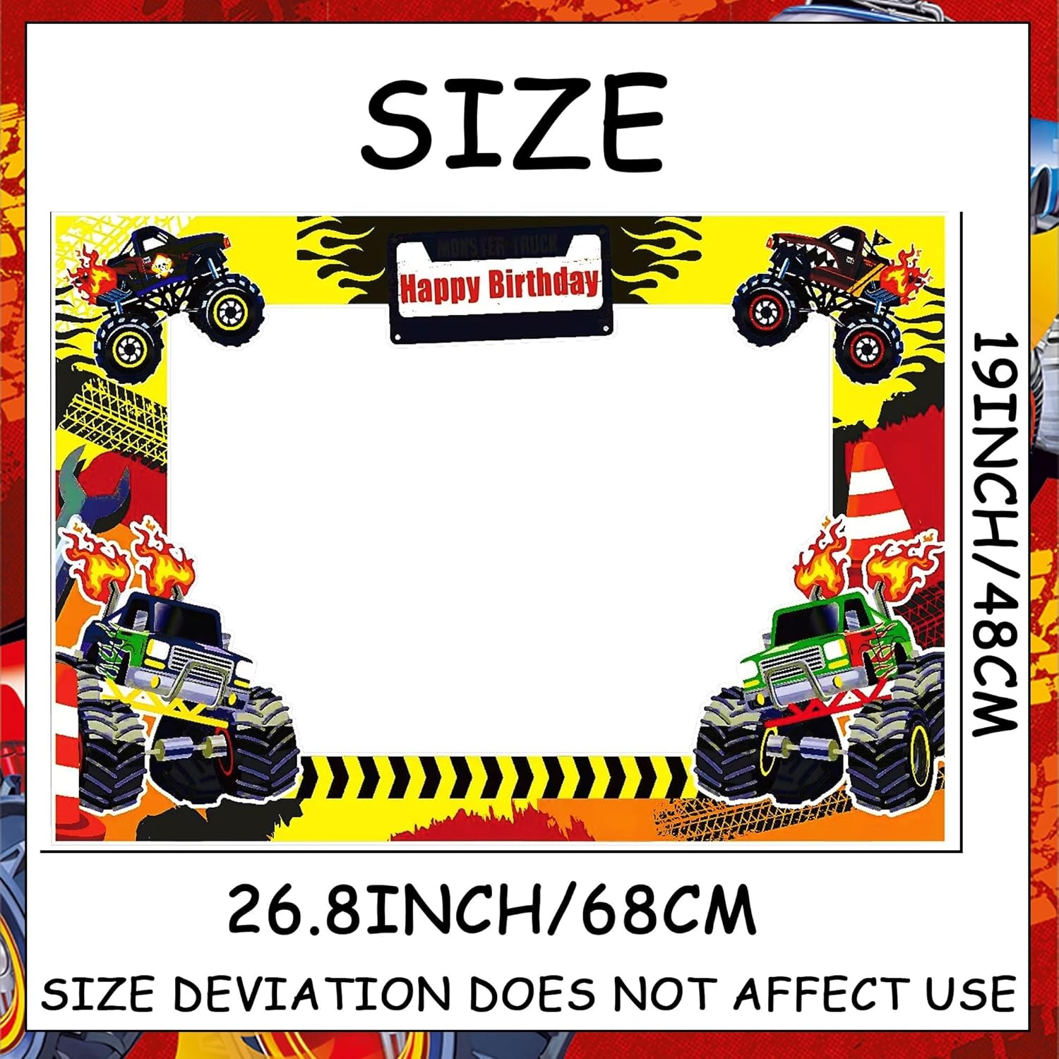 LaVenty Monster Truck Birthday - Photo Booth Frame recensie en prijs