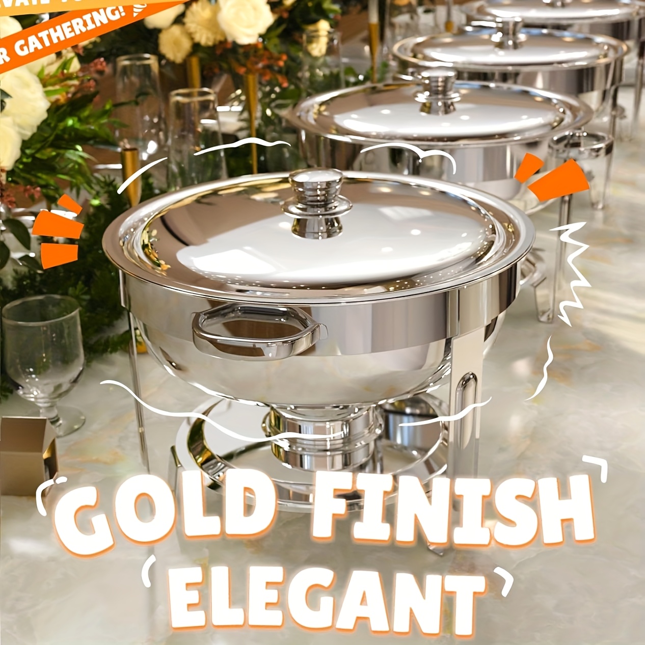 6/9QT Chafing Dishes For Buffe - Event & Party Supply Photos recensie en prijs