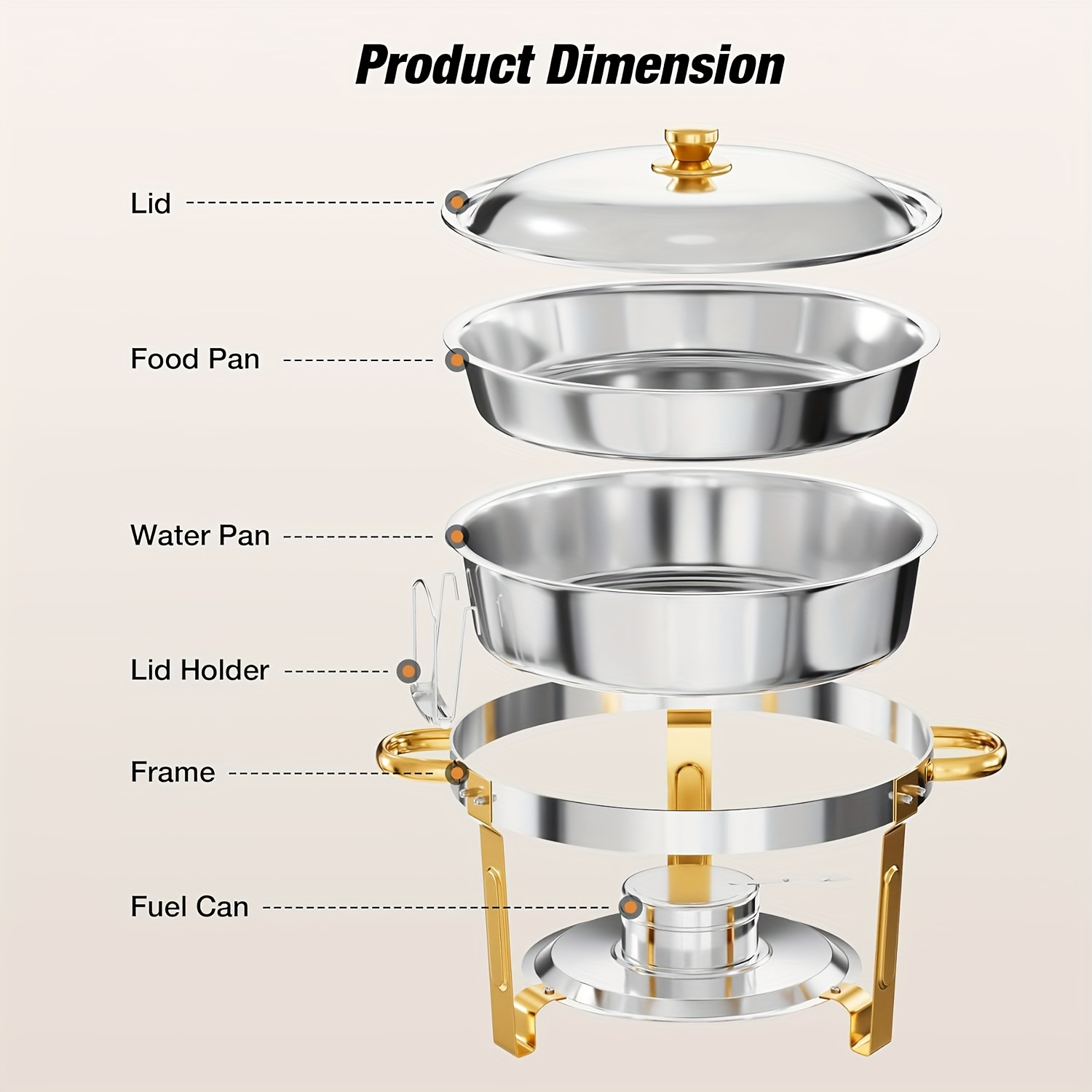 6/9QT Chafing Dishes For Buffe - Event & Party Supply Photos recensie en prijs
