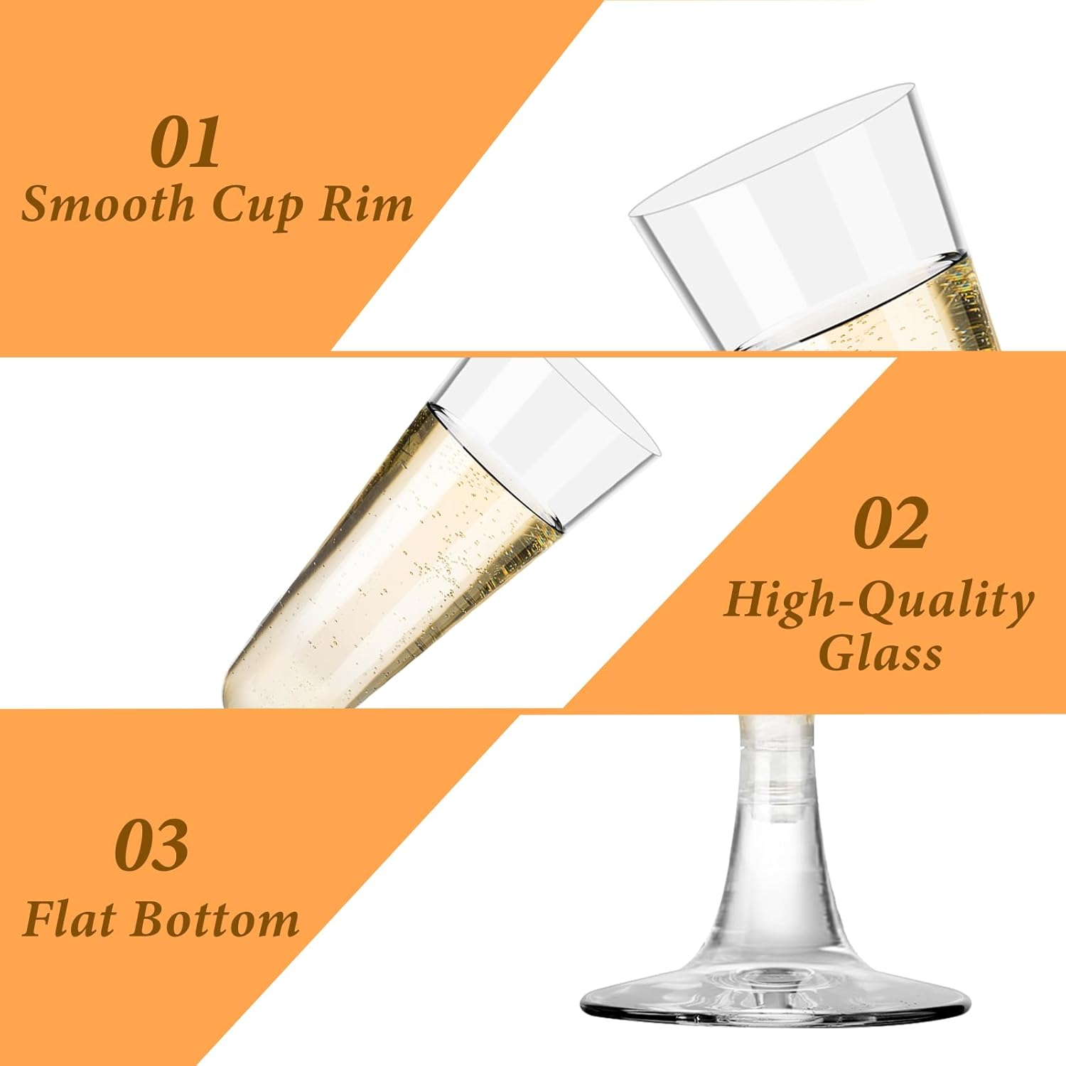 Plastic Champagne Flutes 40 Pa - Eve Party recensie en prijs